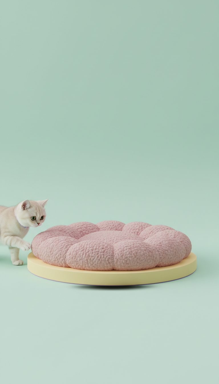 Feeding Mat Blush Pink Soft-Touch